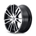 Picture of Kraze KR183 Spectra 18x8 / 5x112/120 BP / 40mm Offset / 74.1mm Hub Gloss Black Machined Wheel