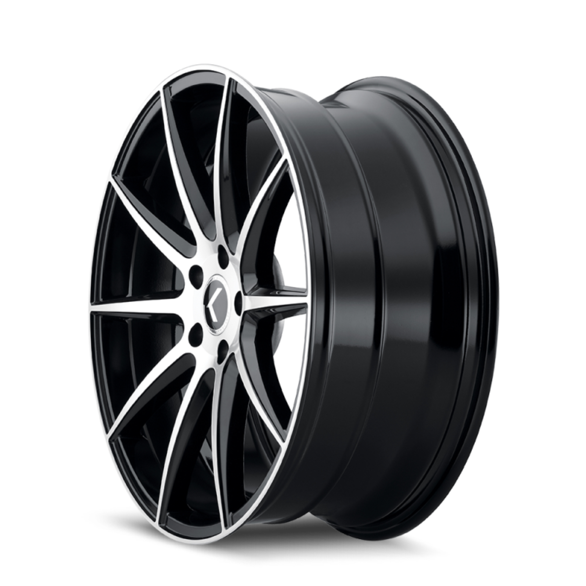 Picture of Kraze KR194 Cosmos 18x8 / 5x114.3 BP / 40mm Offset / 72.62mm Hub Gloss Black Machined Wheel
