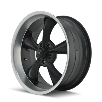 Picture of Ridler 695 22x10.5 / 5x120.65 BP / 0mm Offset / 83.82mm Hub Matte Black Machined Wheel