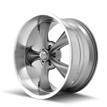 Picture of Ridler 695 22x10.5 / 5x127 BP / 0mm Offset / 83.82mm Hub Gloss Grey Machined Wheel