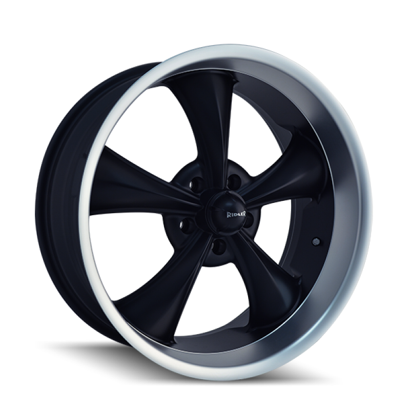 Picture of Ridler 695 20x10 / 5x127 BP / 0mm Offset / 83.82mm Hub Matte Black Machined Wheel