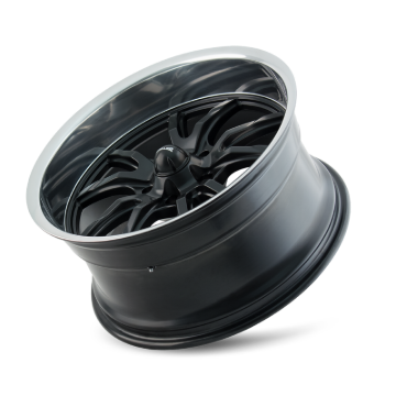 Picture of Ridler 650 20x10 / 5x127 BP / 0mm Offset / 83.82mm Hub Matte Black Polished Wheel
