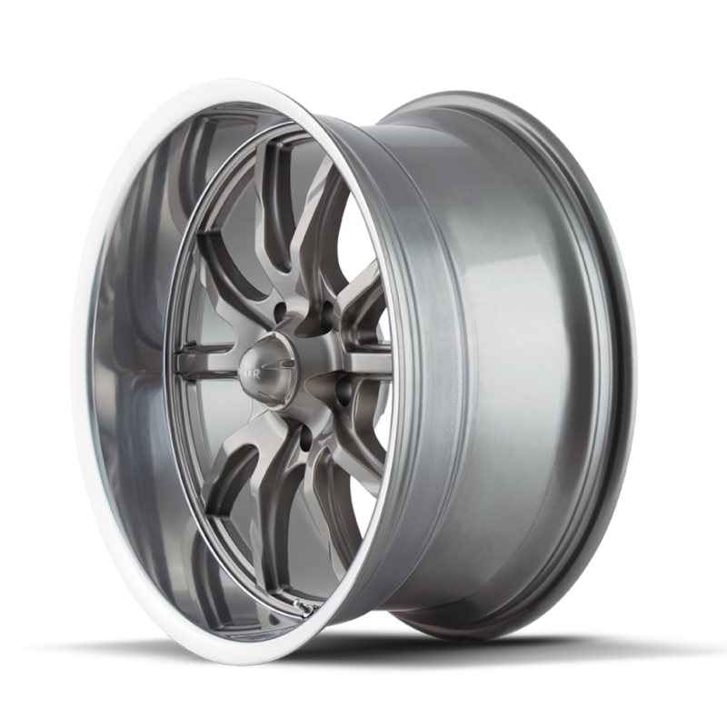 Picture of Ridler 650 20x10 / 5x120.65 BP / 0mm Offset / 83.82mm Hub Gloss Grey Polished Wheel