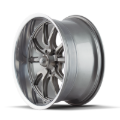Picture of Ridler 650 17x8 / 5x120.65 BP / 0mm Offset / 83.82mm Hub Gloss Grey Polished Wheel