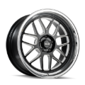Picture of Ridler 611 17x7 / 5x114.3 BP / 0mm Offset / 83.82mm Hub Gls Blk/Mill w/ Diamond Cut Lip Wheel