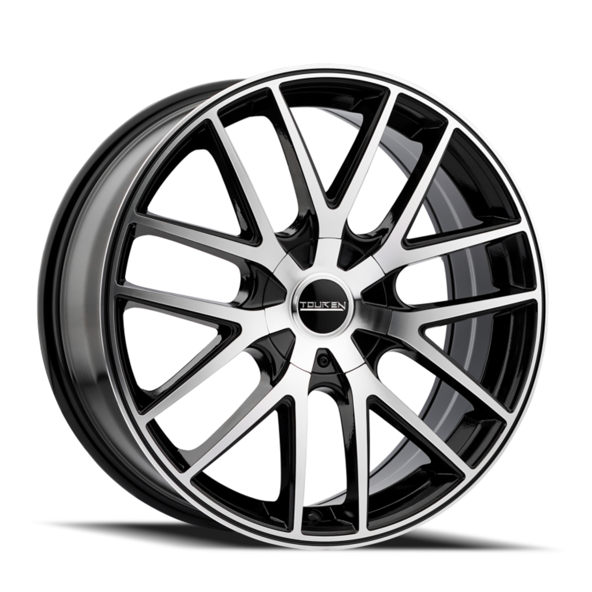 Picture of Touren 3260 TR60 18x8 / 5x100/114.3 BP / 40mm Offset / 72.62mm Hub Gloss Black Machined Wheel