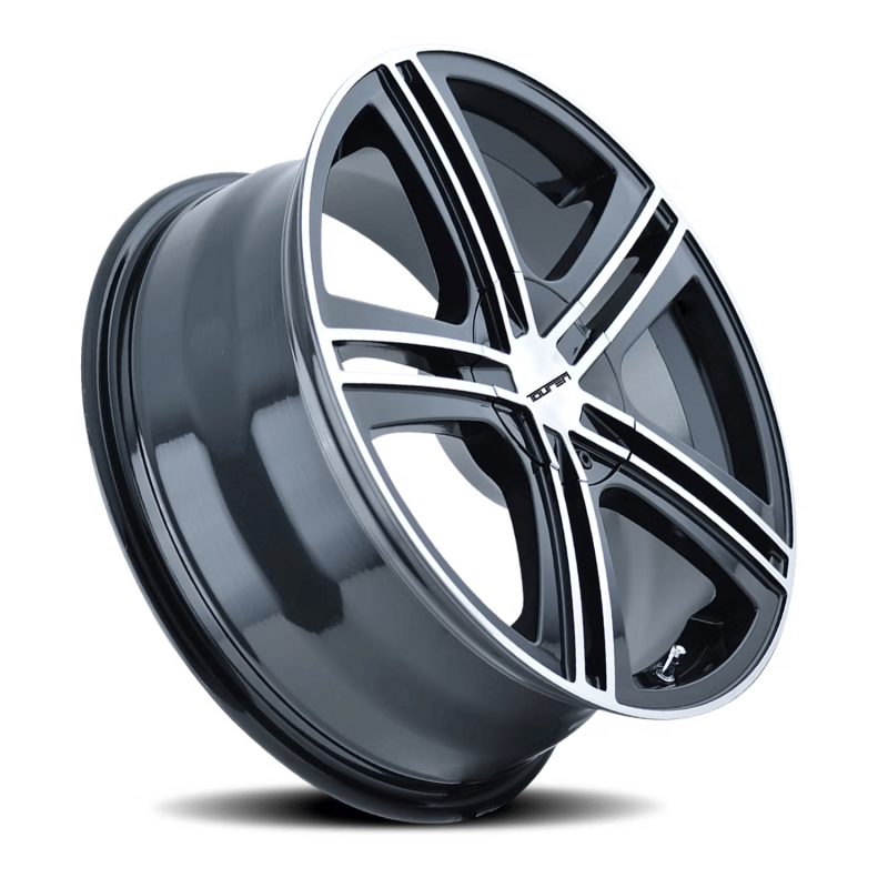 Picture of Touren 3262 TR62 16x7 / 4x100/114.3 BP / 40mm Offset / 67.1mm Hub Gloss Black Machined Wheel