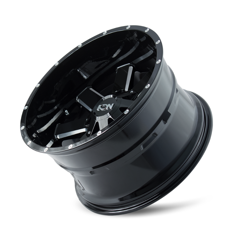 Picture of ION 141 20x9 / 6x135/139.7 BP / -12mm Offset / 106mm Hub Gloss Black Milled Wheel