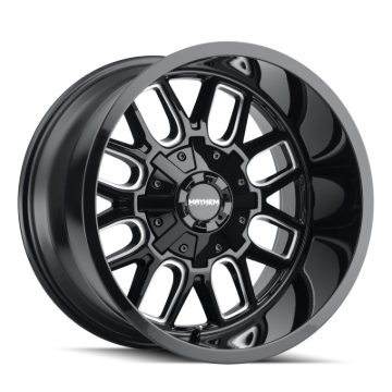 Picture of Mayhem 8107 Cogent 18x9 / 8x170 BP / 0mm Offset / 125.2mm Hub Gloss Black Milled Wheel