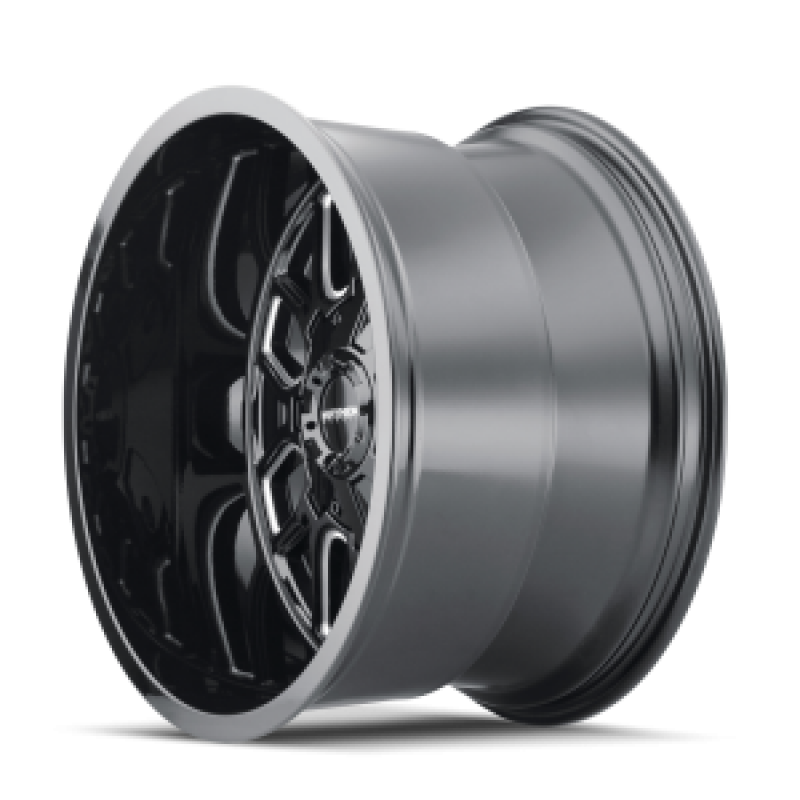 Picture of Mayhem 8107 Cogent 20x9 / 8x165.1 BP / 0mm Offset / 130.8mm Hub Gloss Black Milled Wheel