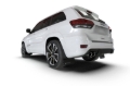 Picture of Rally Armor 18-22 Jeep Grand Cherokee SRT Trackhawk Black UR Mud Flap - White Logo