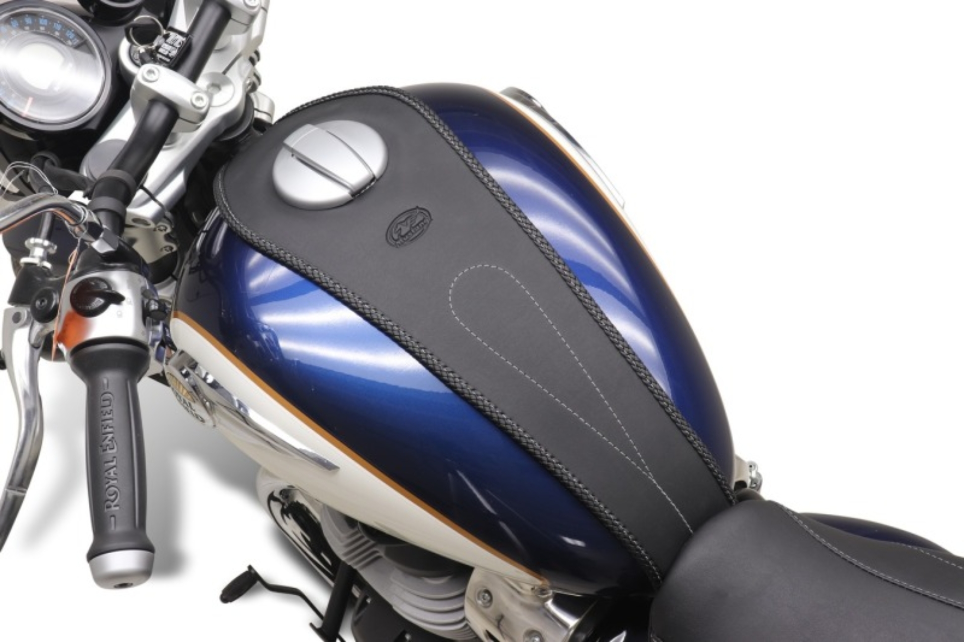 Picture of Mustang 23-25 Royal Enfield Super Meteor 650 Tank Bib Black