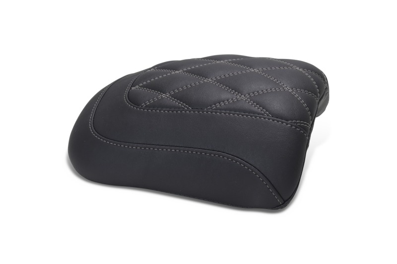 Picture of Mustang Motorcycle MMP Double Diamond Padded Cowl Seat Solo Motorcycle Seats - 88611GM