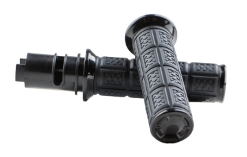 Picture of Kuryakyn Enygma Grips 24 and Up Touring 25 and Up Softails Throttle-By-Wire Black