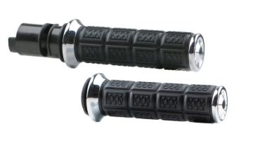 Picture of Kuryakyn Enygma Grips 24 and Up Touring 25 and Up Softails Throttle-By-Wire Chrome
