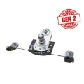 Picture of Gen-Y 20-24 GM Short/Long Bed GoosePuck II 5in Offset Ball Puck Mount 25K TW w/Safety Chain Anchors