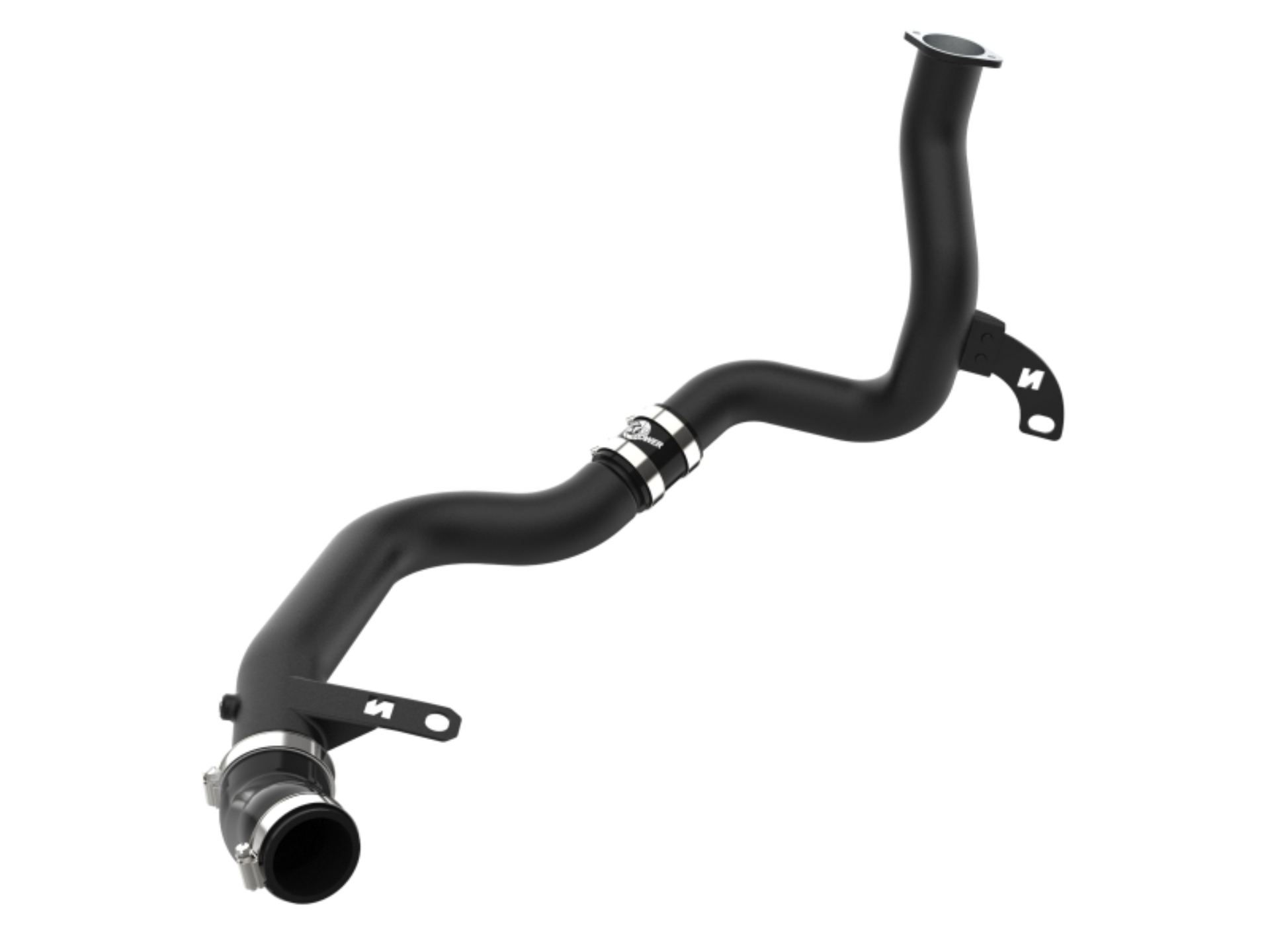 Picture of aFe 19-22 Hyundai Veloster N BladeRunner 2-1/4in to 2-1/2in Aluminum Hot Charge Pipe - Black