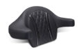 Picture of Mustang 23-25 Harley CVO Road Glide (ST) Deluxe Diamond Ext Arm Wrap-around Backrest Black