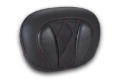 Picture of Mustang Deluxe Diamond Touring Sissy Bar Pad Black w/Dark Cherry Thread