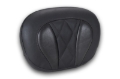 Picture of Mustang Deluxe Diamond Touring Sissy Bar Pad Black w/Black Thread
