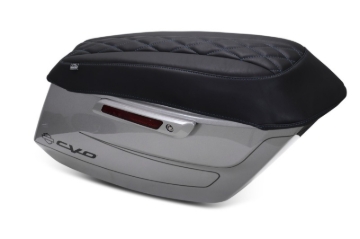 Picture of Mustang 23-25 Harley CVO Road Glide (ST) Deluxe Diamond Saddlebag Lid Covers