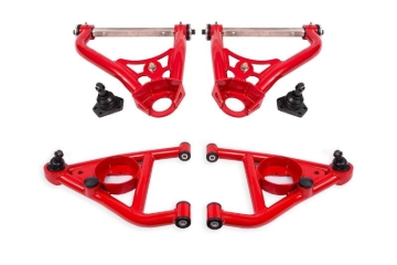 Picture of BMR 67-69 GM F-Body / 68-74 X-Body Non-Adj. Upper & Lower A-Arms (Polyurethane) - Red