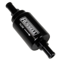 Picture of Russell 3/8 Male To 3/8 Male Barbed Fuel Check Valve - Black Anodized