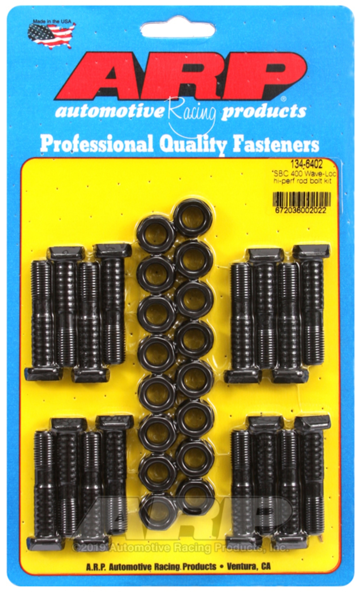 Picture of ARP SB Chevy 400 wave-loc hi-perf rod bolt kit