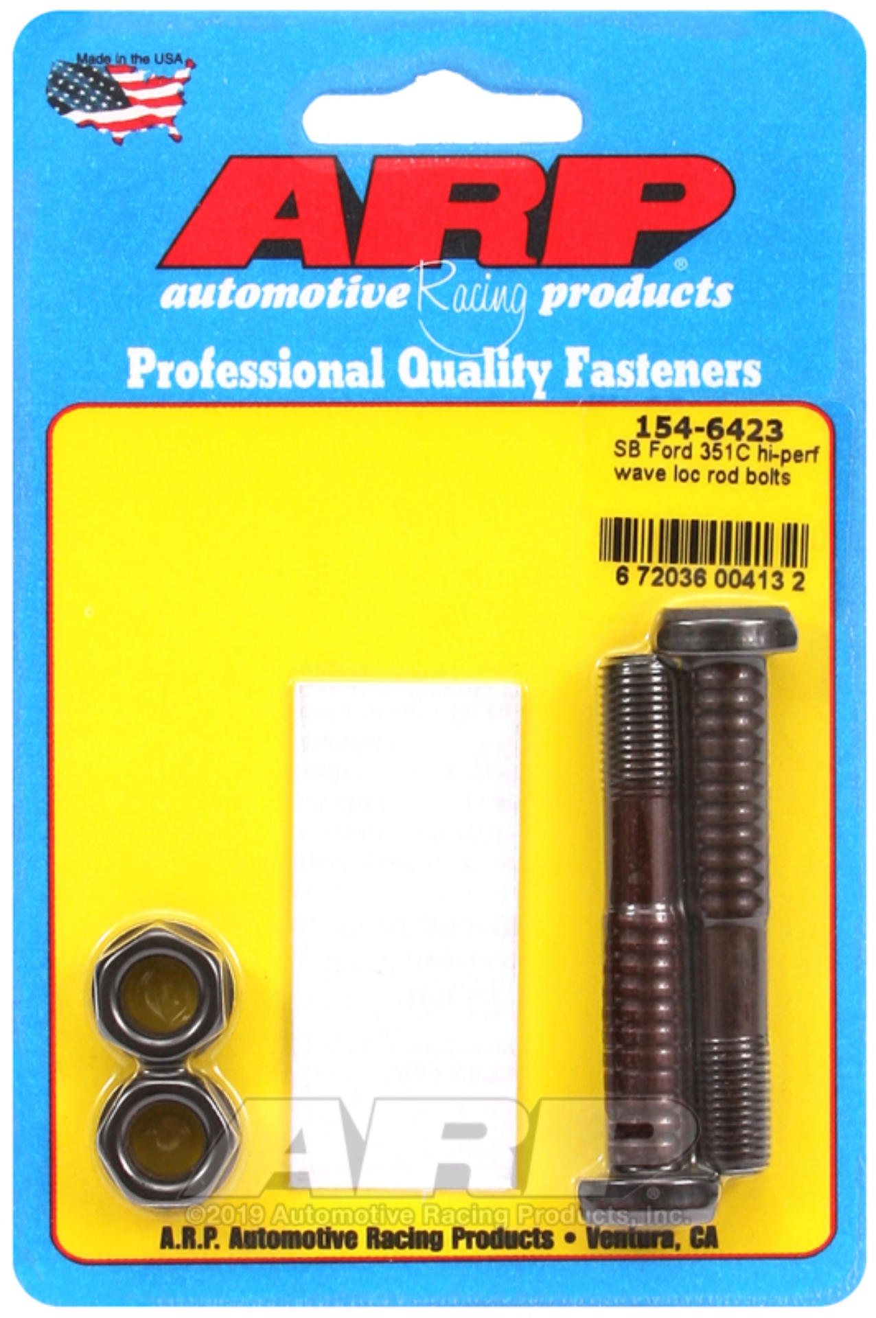 Picture of ARP SB Ford 351C hi-perf wave-loc rod bolts