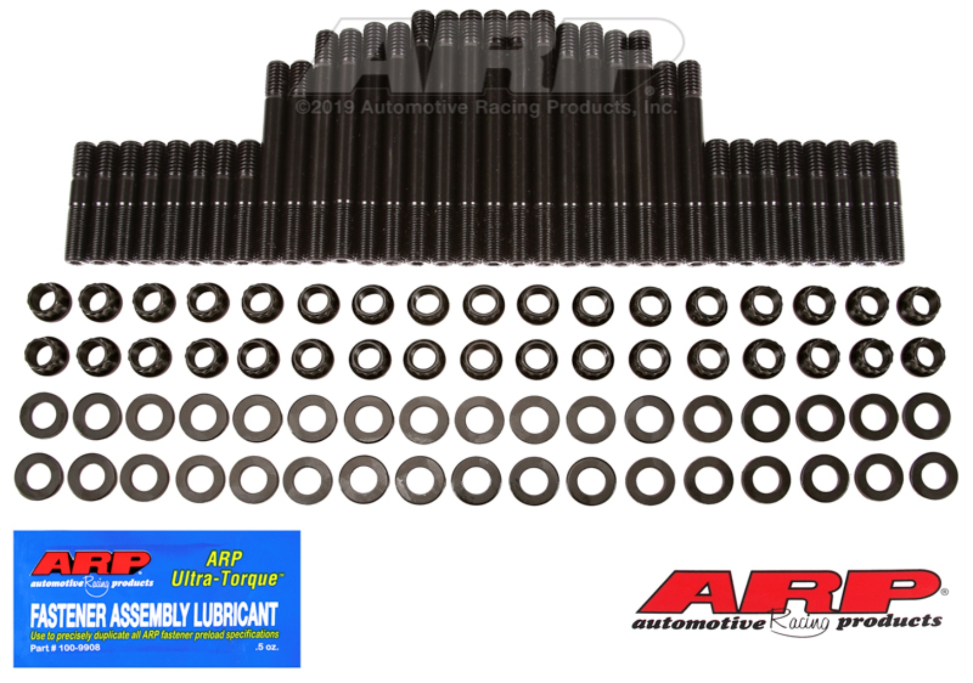 Picture of ARP SB Chevy, w/-12 rollover Brodix angle mill MX, head stud kit