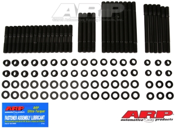 Picture of ARP SB Chevy, w/Bowtie alum and cast Black, undercut Head Stud Kit