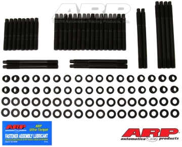 Picture of ARP SB Chevy Rodeck alum Black w/Brod cntd valve hds 12pt Head Stud Kit
