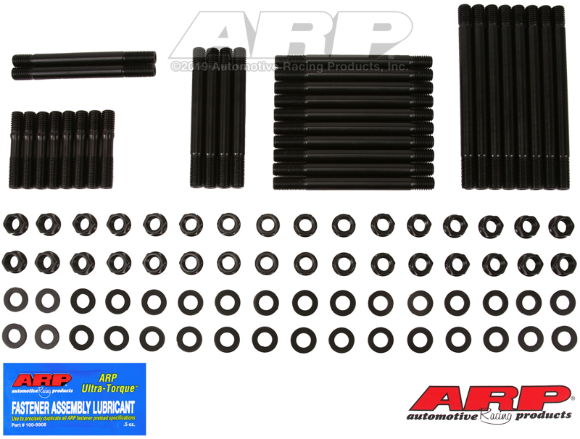 Picture of ARP Mark V, w/Edelbrock heads, hex undercut head stud kit