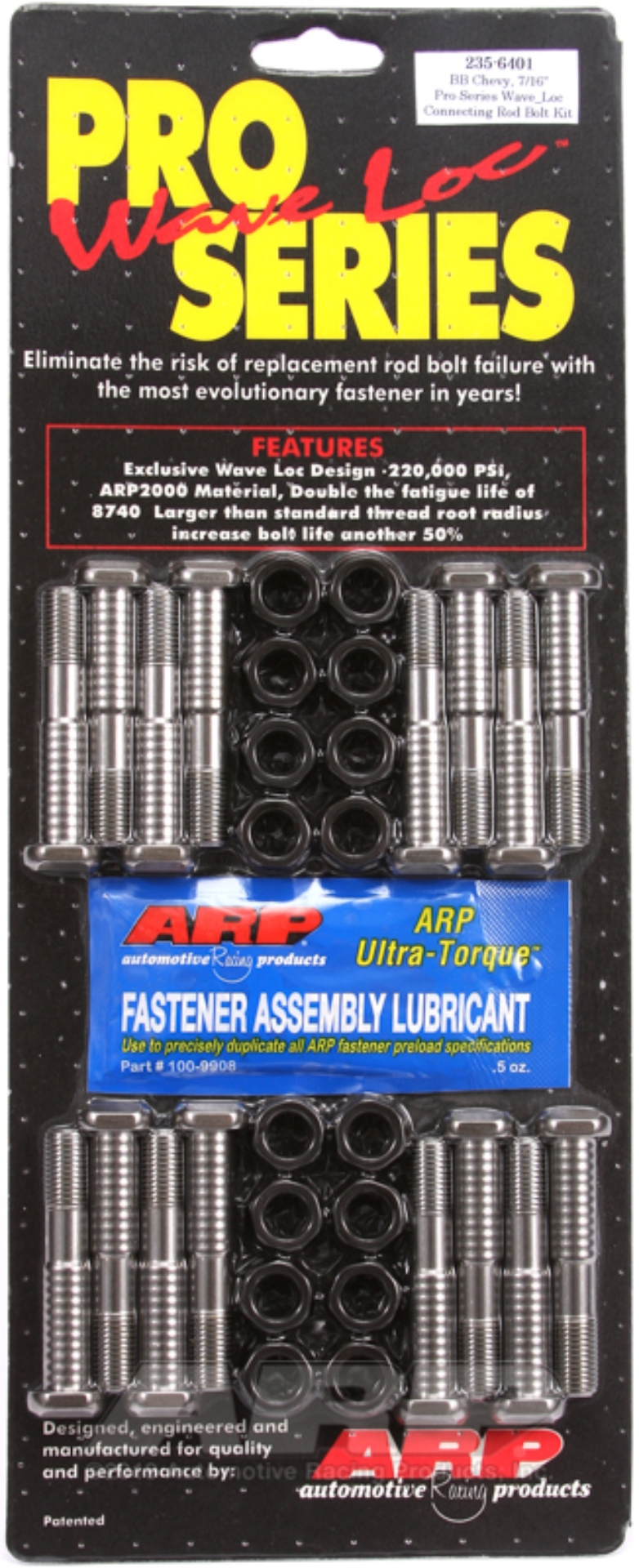 Picture of ARP BB Chevy 7/16in pro wave-loc rod bolt kit