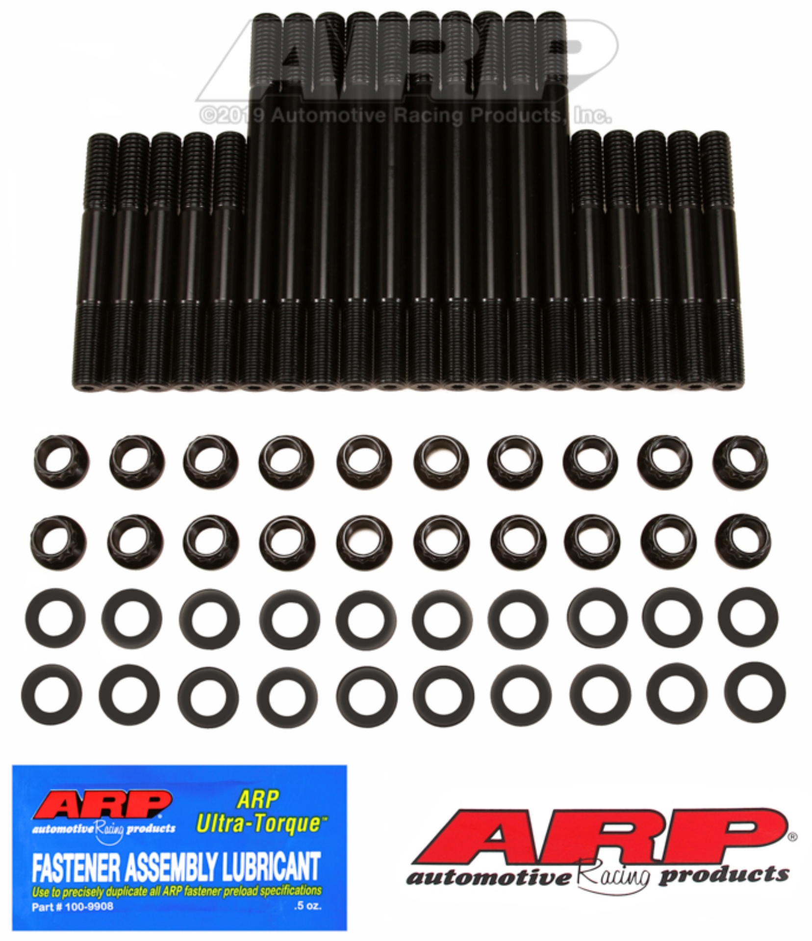 Picture of ARP Ford 351R Block, w/6049-N351 heads, Head Stud Kit