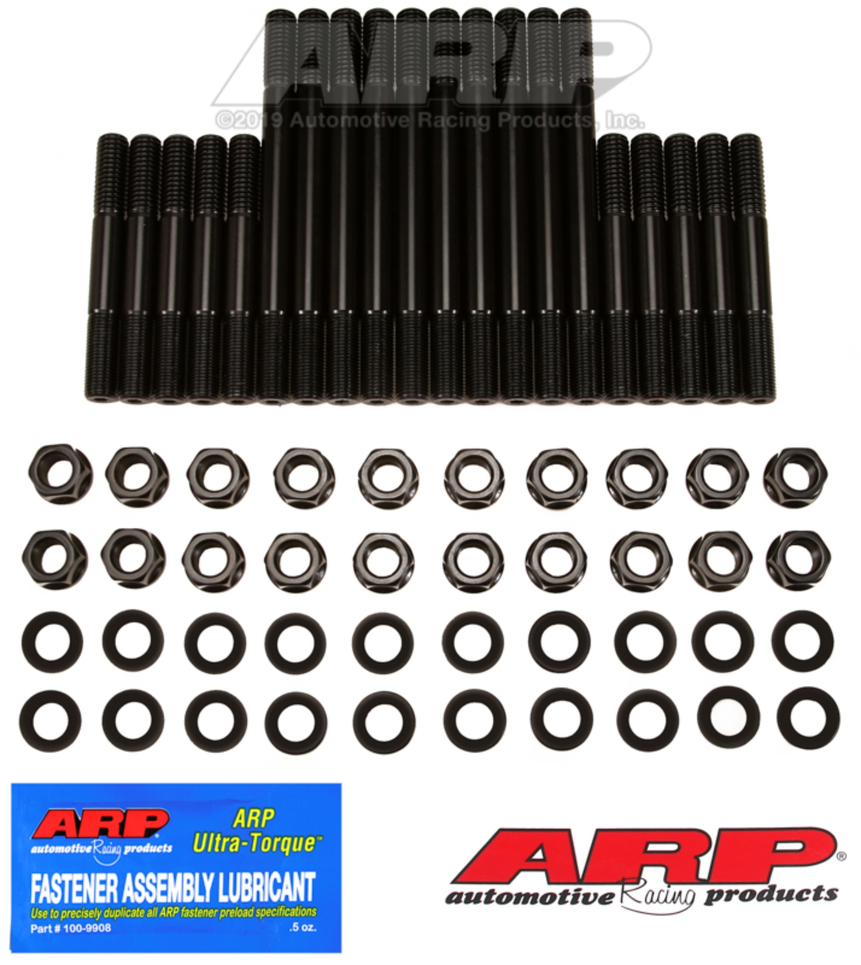 Picture of ARP Ford 351R Block, w/6049-N351 heads, head stud kit