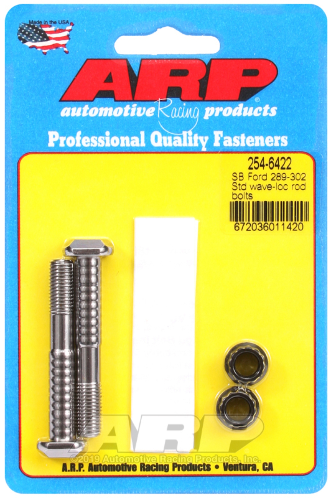 Picture of ARP SB Ford 289-302 standard wave-loc rod bolts