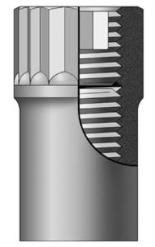 Picture of ARP Perma-Loca c adjustable 3/8 12pt rocker arm nut kit