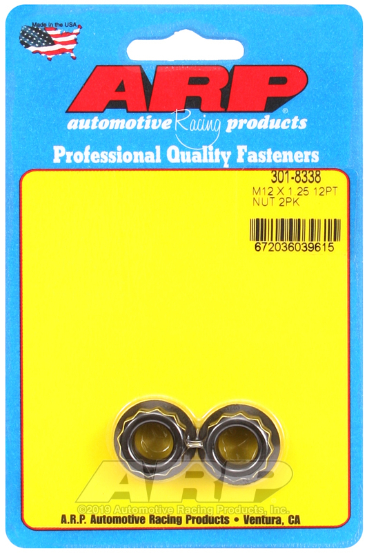 Picture of ARP M12 X 1.25 12pt nut kit