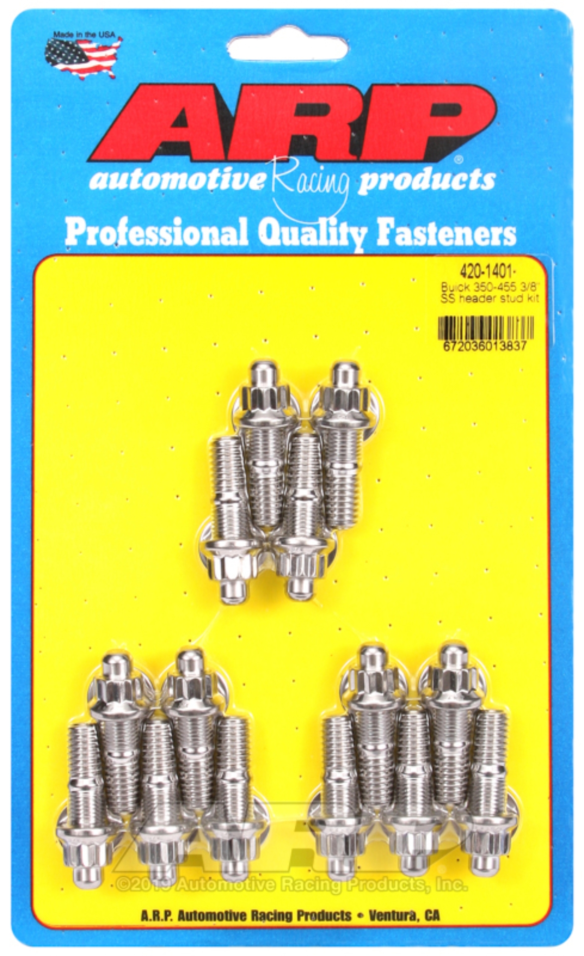 Picture of ARP Buick 350-455 3/8in SS header stud kit