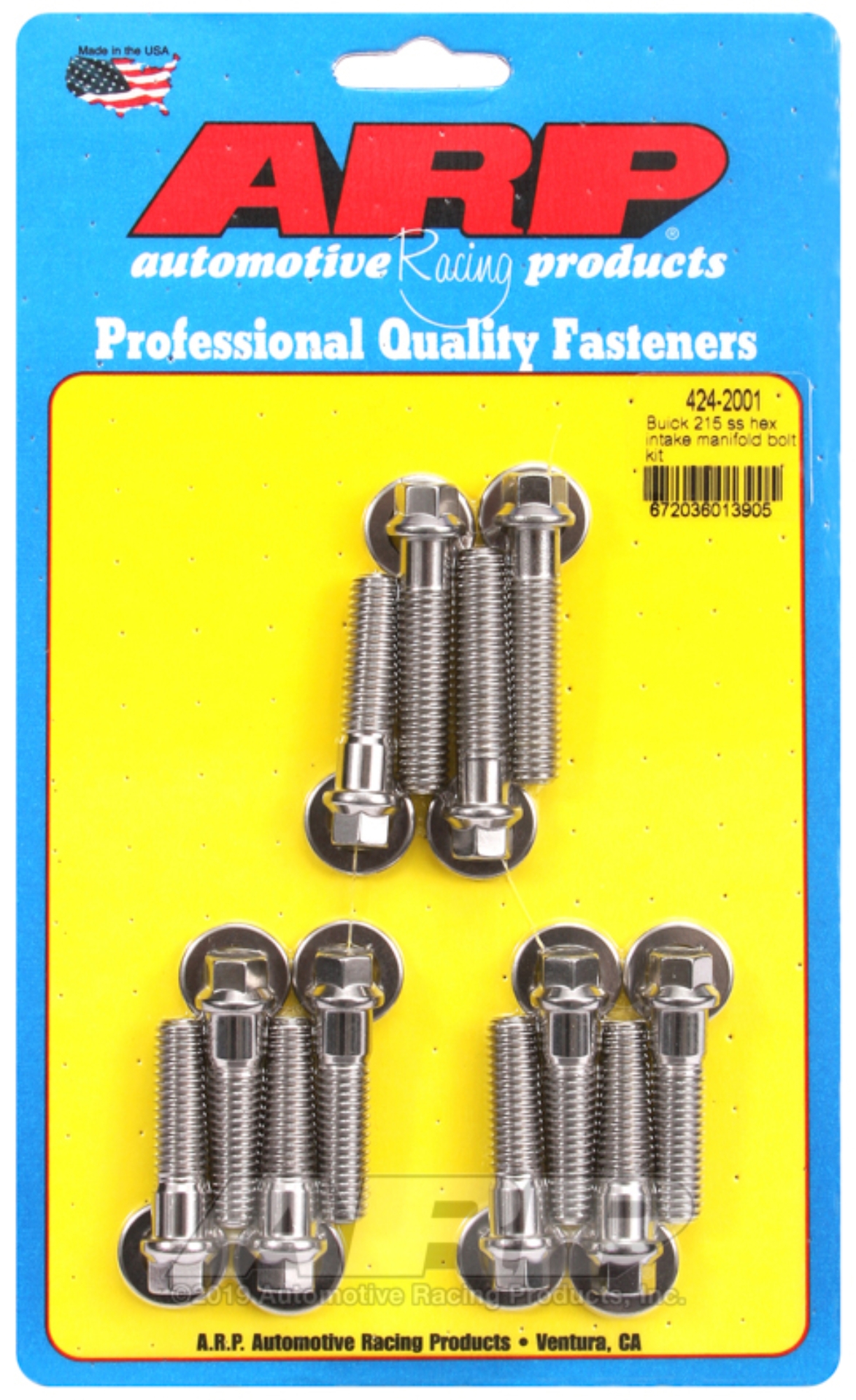 Picture of ARP Buick 215 SS hex intake manifold bolt kit