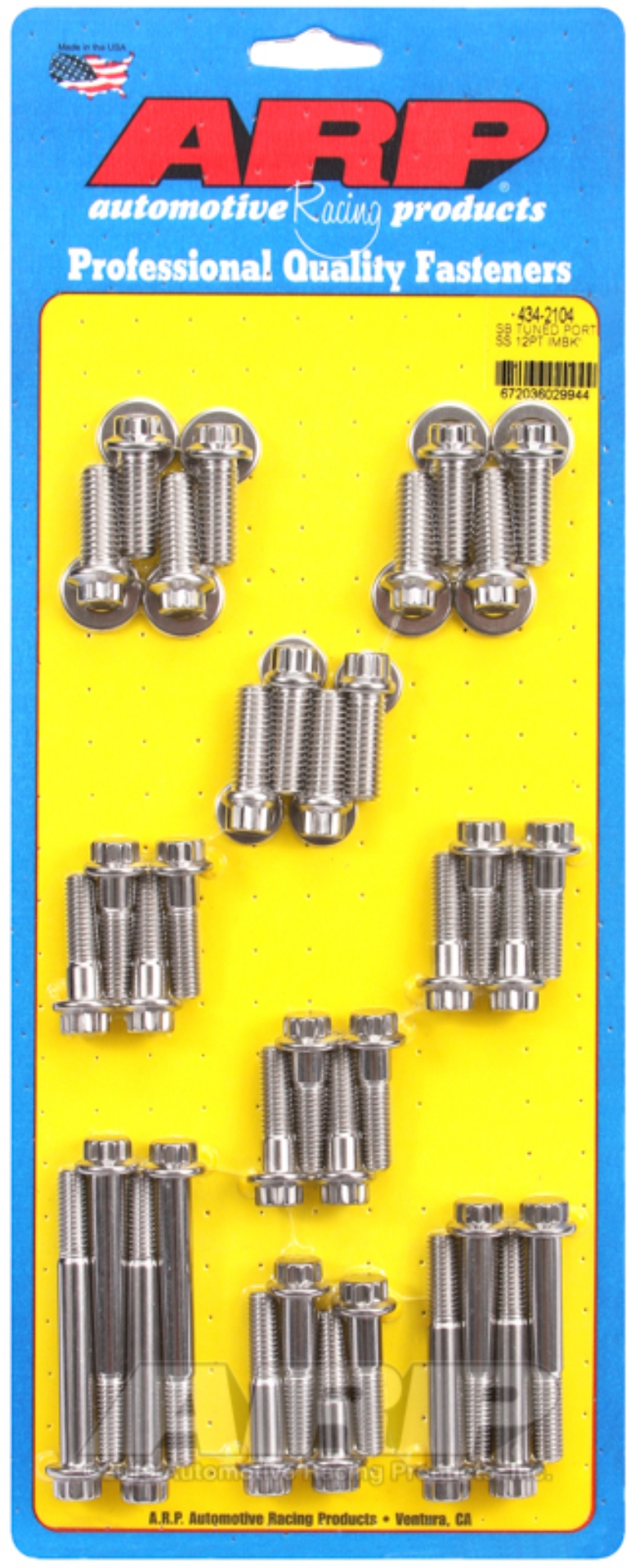 Picture of ARP SB Tuned Port complete SS 12pt intake manifold bolt kit