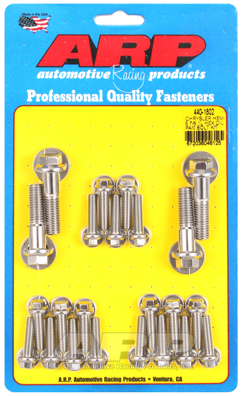 Picture of ARP Oil Pan Bolt Kits Hardware Kits - 440-1802