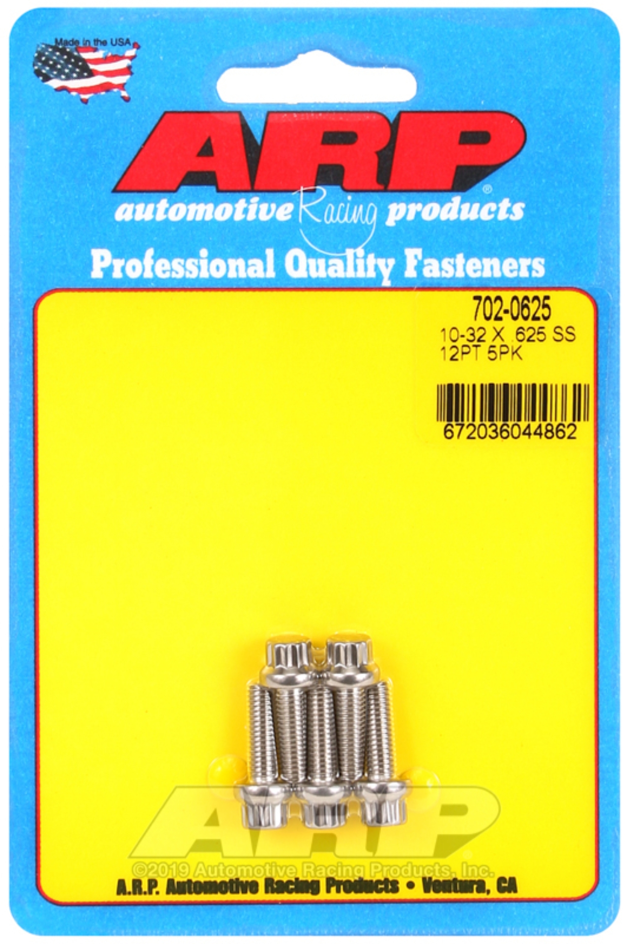 Picture of ARP Stainless Steel Bolts - 702-0625