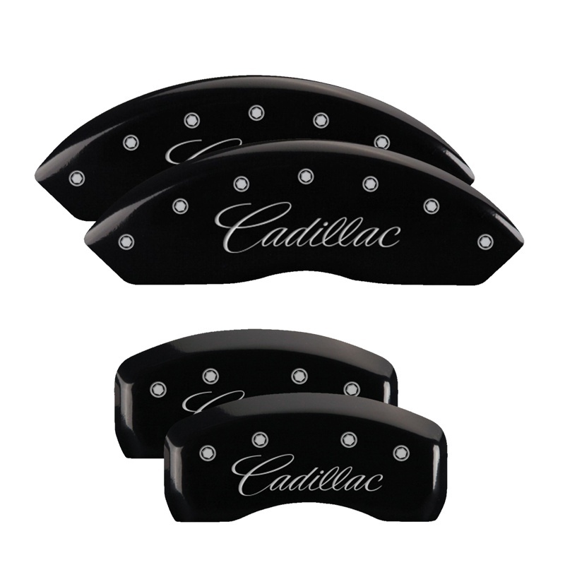 Picture of MGP Caliper Covers 4 Logo Front - 35010SCADBK