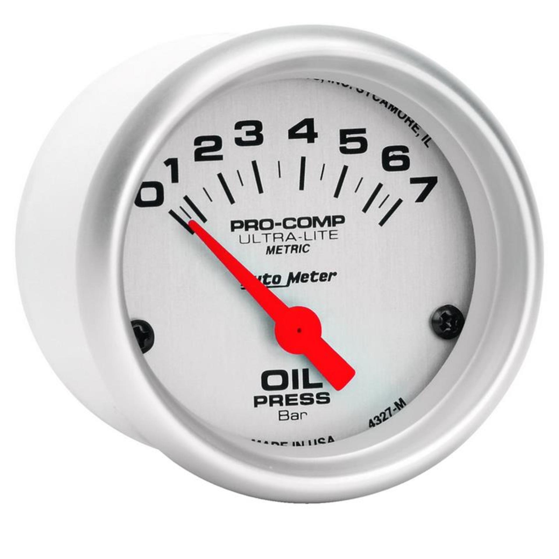 Picture of Autometer Ultra-Lite 52mm 0-7 Bar Electronic Oil Pressure Gauge