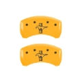 Picture of MGP Rear set 2 Caliper Covers Engraved Rear S197/Bar & Pony Yellow finish black ch