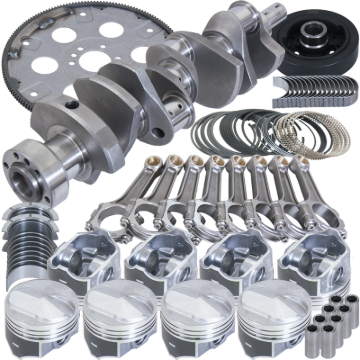 Picture of Eagle Chevy 454 1Pc 4.000in Crank 6.135in I-Beam Rods 4.310in Pistons 168 Tooth FP Balanced Assembly