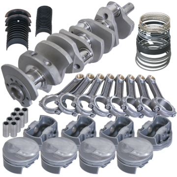 Picture of Eagle Chevy 454 4.250in Crank 6.385in I-Beam Rods 18cc Dome 4.280in Pistons Rotating Assembly
