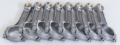 Picture of Eagle Chevrolet SB 5.700in 2.00in 5.700in 5140 Steel 3/8in Bolts I-Beam Connecting Rods - Set of 8